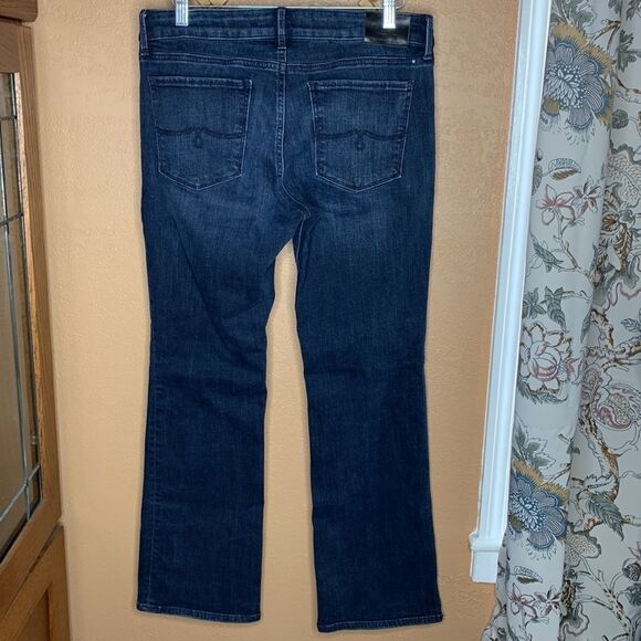 Lucky Brand Dark Wash Lolita Boot Cut Jeans Size 10/30 - Picture 3 of 16